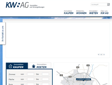 Tablet Screenshot of kwag.de